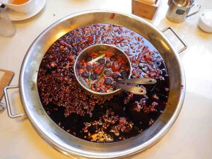 Comer Hot Pot en Chengdu
