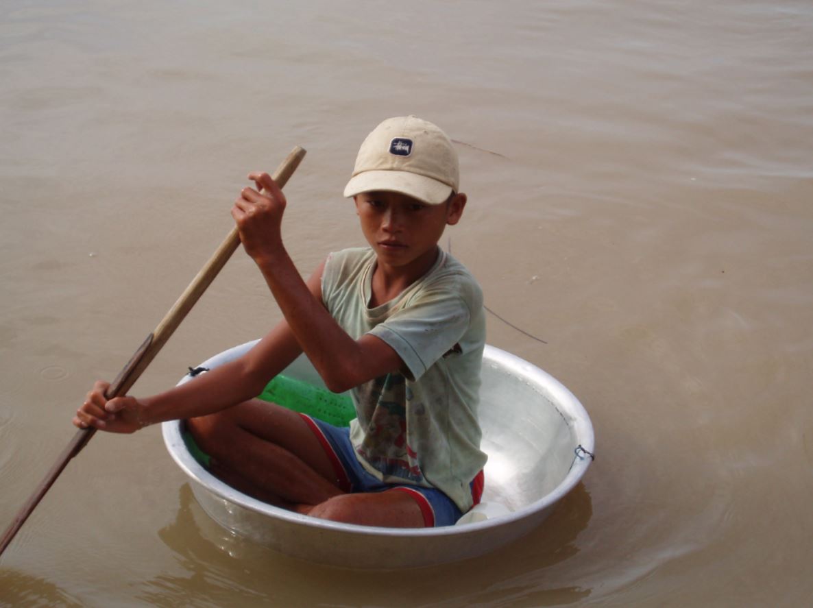 niño en Angkor