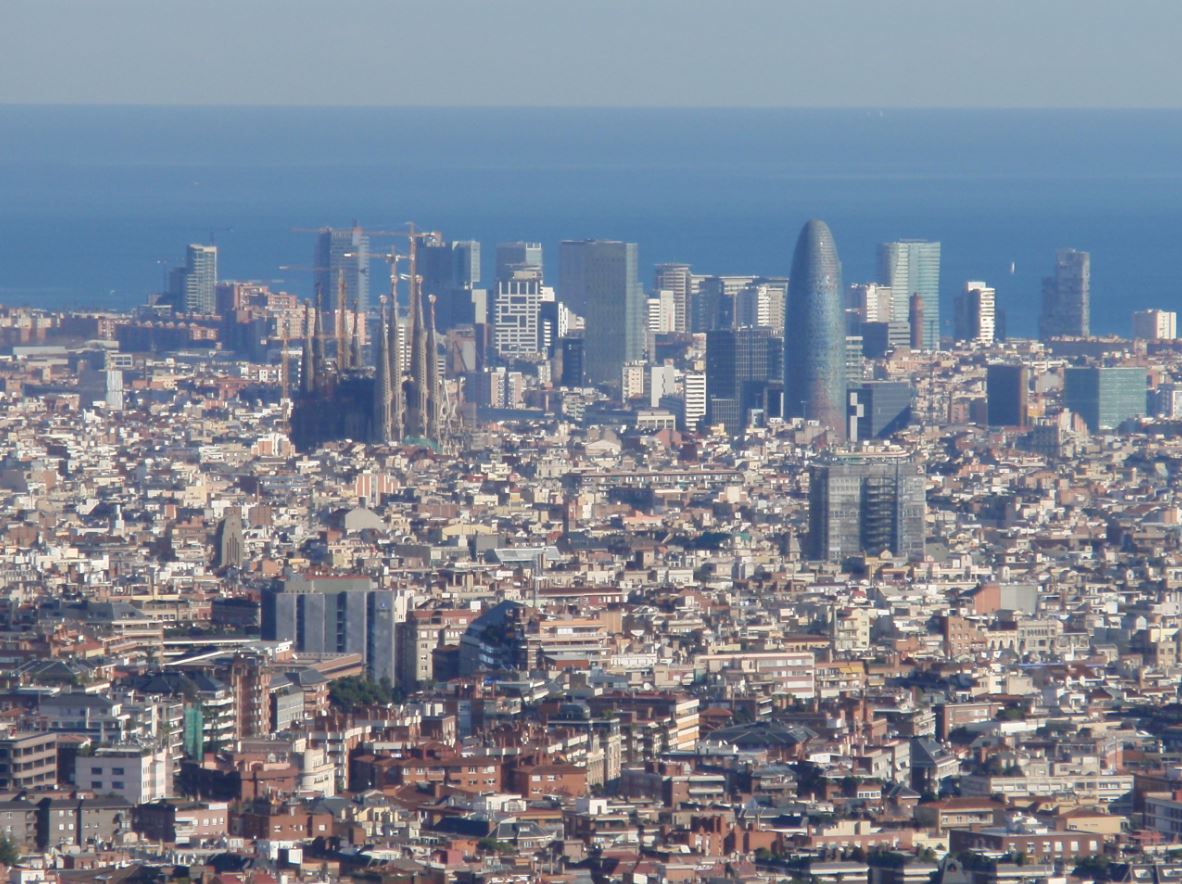 Vistas panorámicas de Barcelona