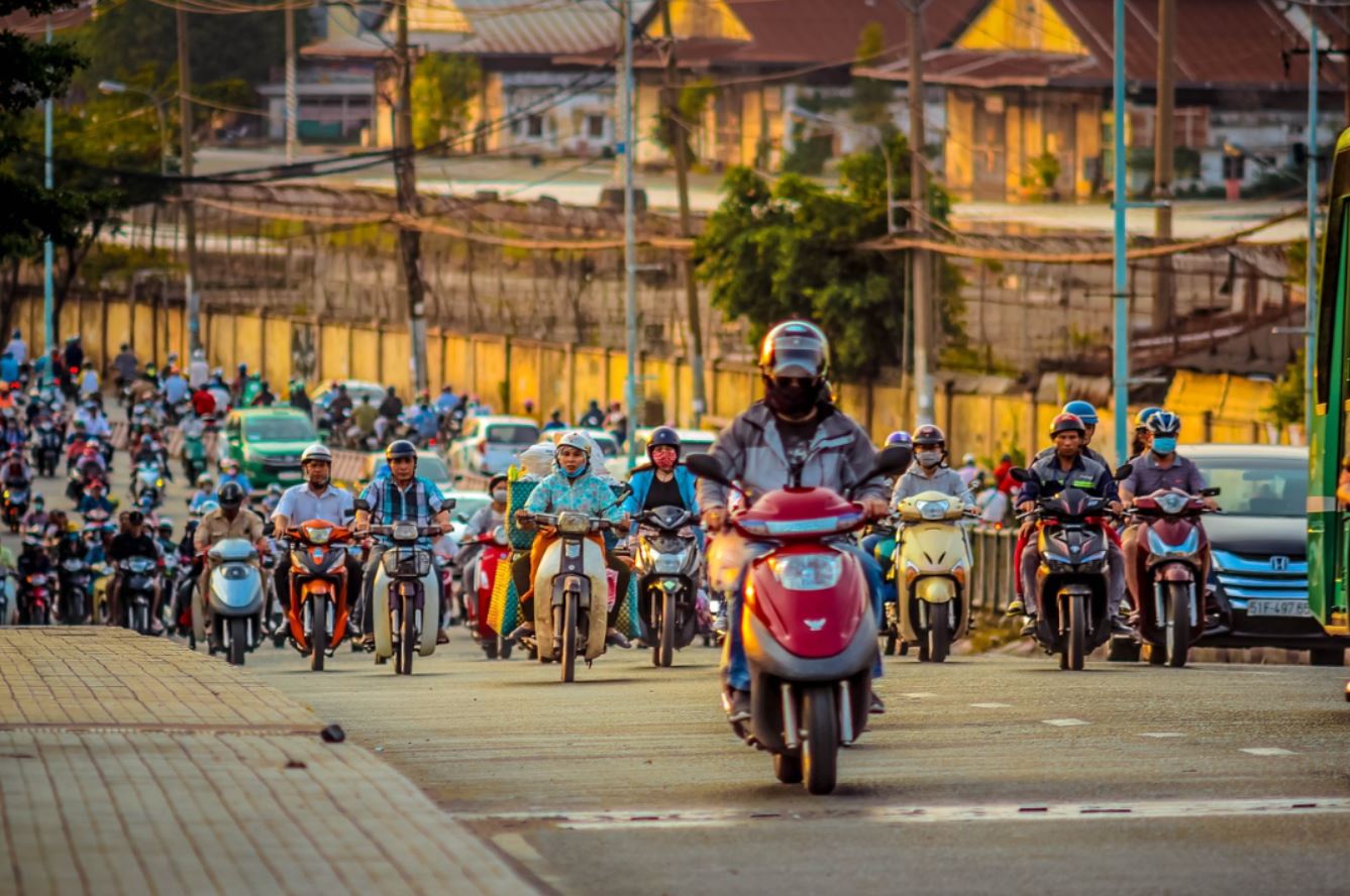 Motos en Ho Chi Minh