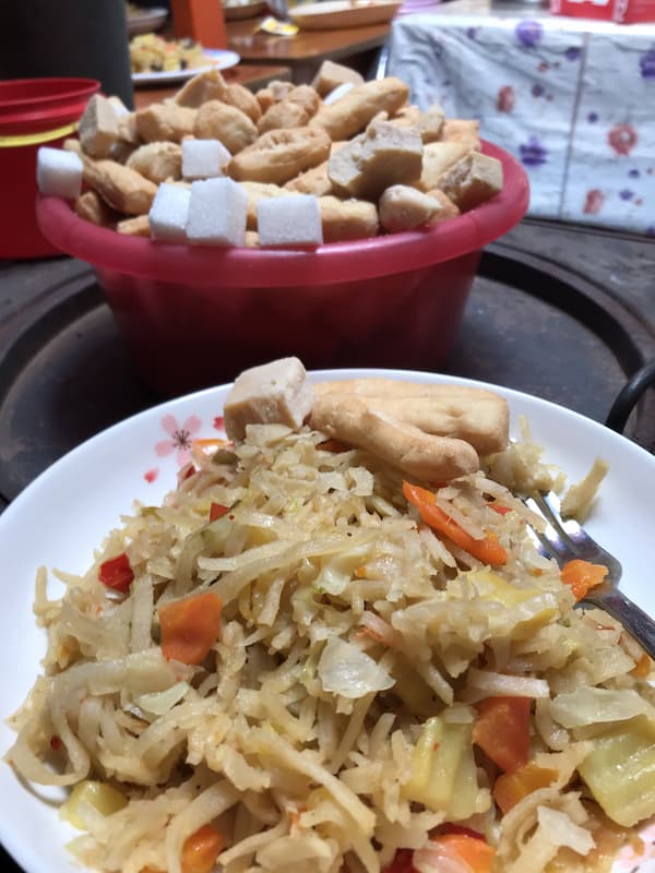 Comer en Mongolia