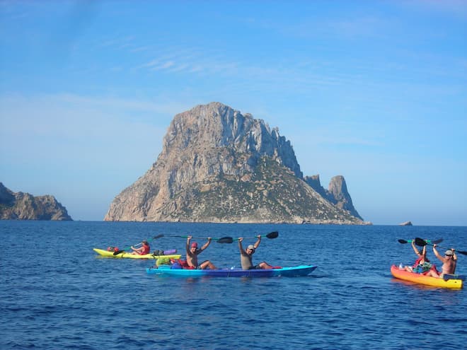 Rutas en kayak Ibiza